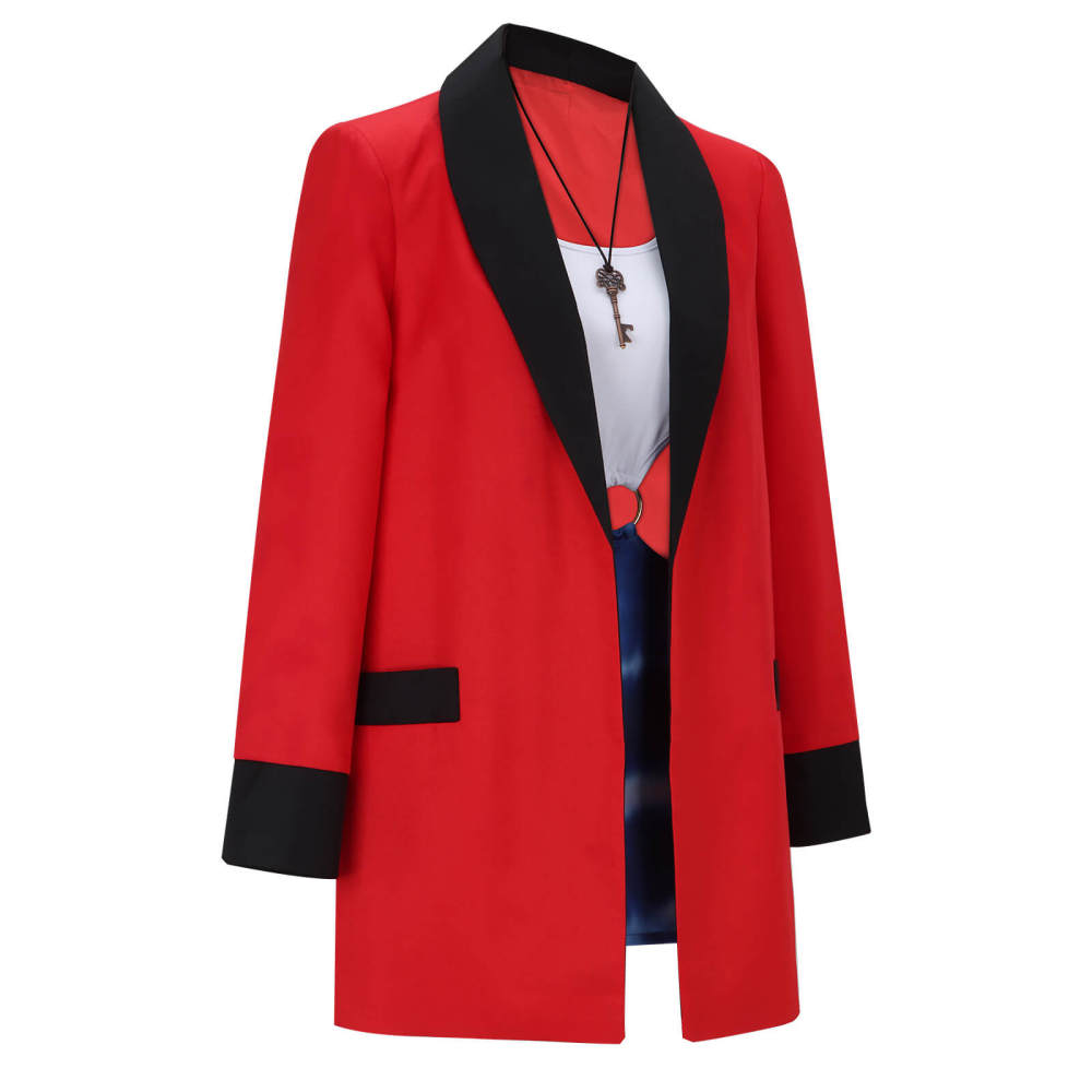 Movie Pretty Woman Vivian Ward Cosplay Costume Red Full Set -Takerlama