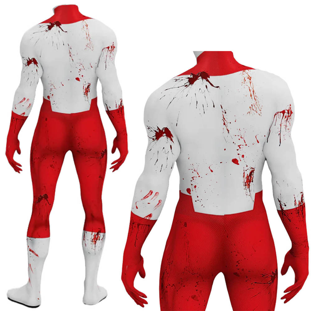 Invincible Omni-Man Nolan Grayson Cosplay Costume Superhero Suit Takerlama