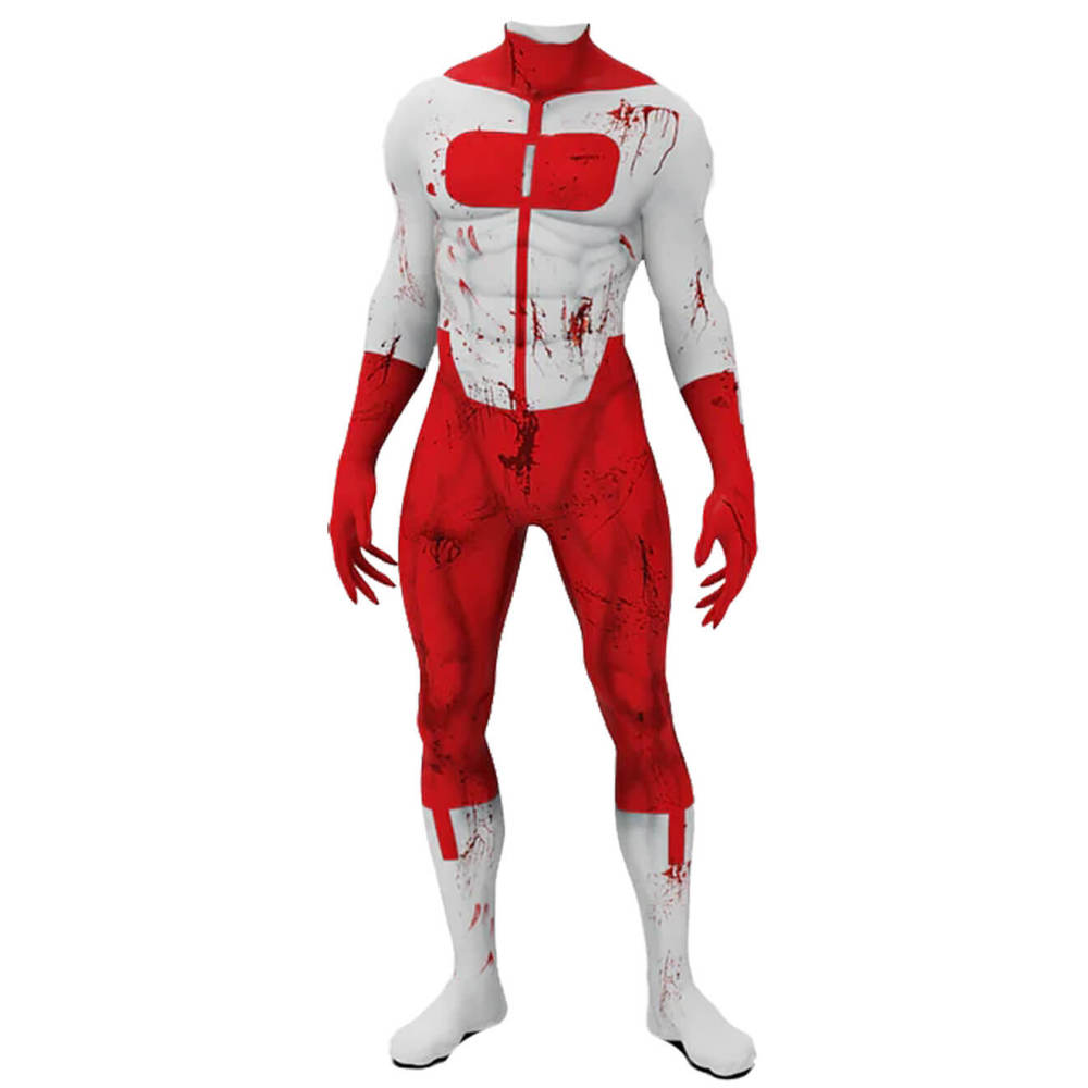 Invincible Omni-Man Nolan Grayson Cosplay Costume Superhero Suit Takerlama