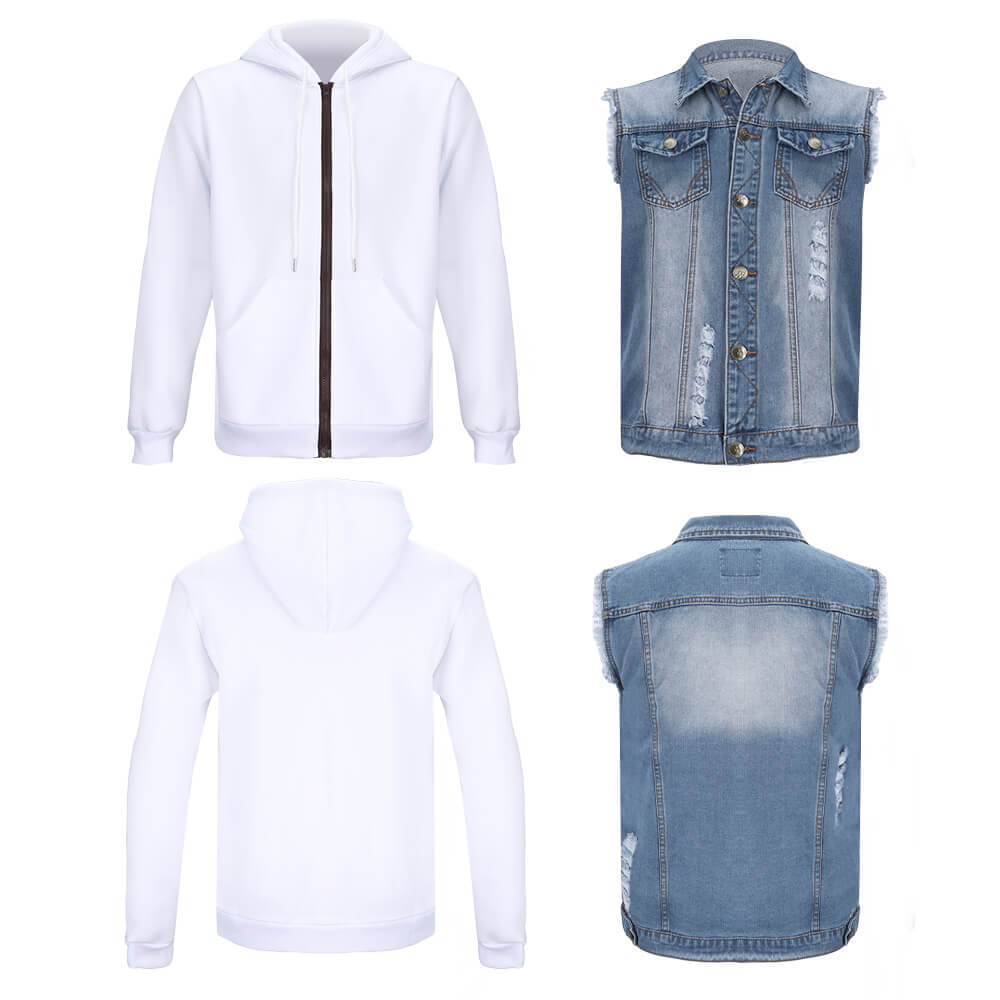 Denim Subway Surfers Jake Cosplay Costume Men's Coat Hoodie Hat Takerlama