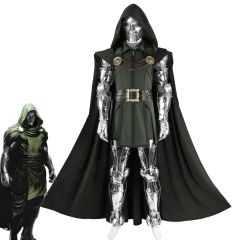 New Avengers 5 Doomsday Doctor Doom Cosplay Costume Marvel Superhero Suit Top Level Takerlama