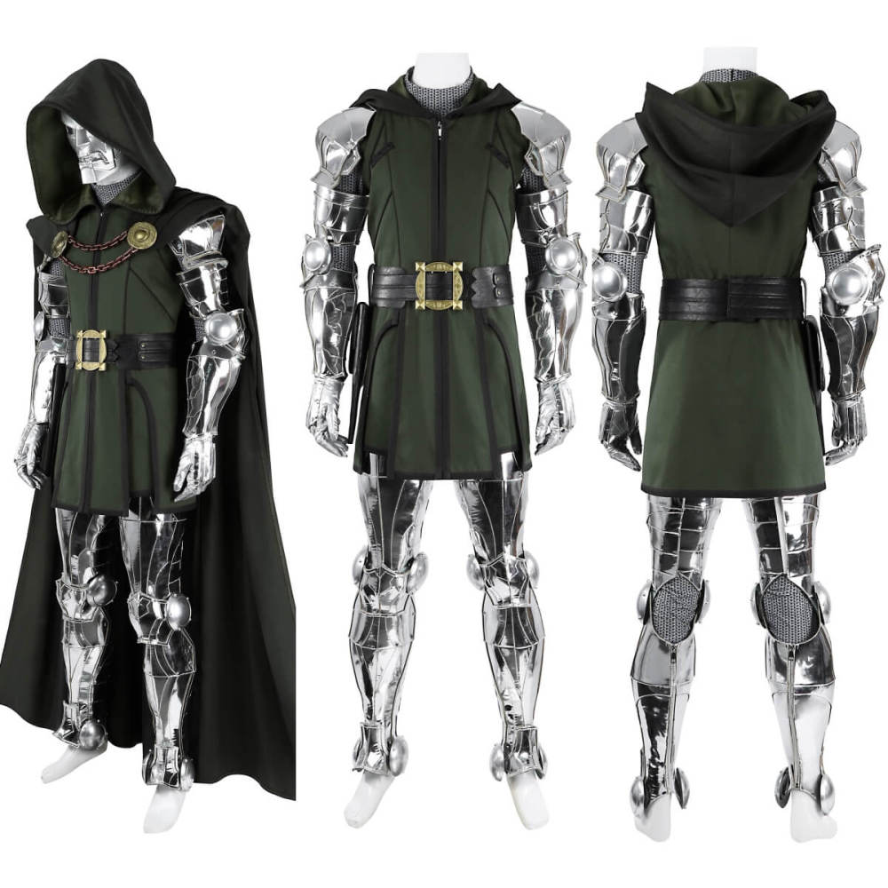 New Avengers 5 Doomsday Doctor Doom Cosplay Costume Marvel Superhero Suit Top Level Takerlama
