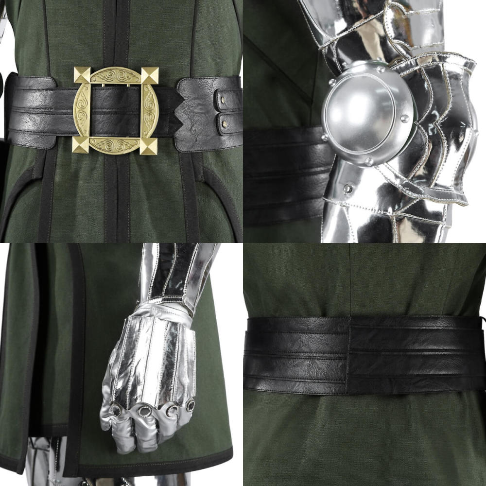 New Avengers 5 Doomsday Doctor Doom Cosplay Costume Marvel Superhero Suit Top Level Takerlama