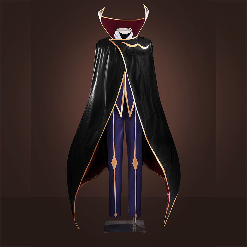Code Geass Lelouch of the Rebellion Lelouch Lamperouge Lelouch vi Britannia Zero Cosplay Costume Takerlama