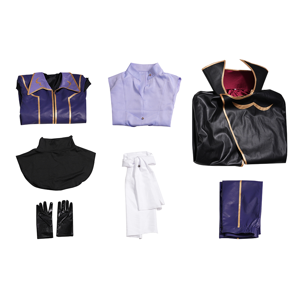 Code Geass Lelouch of the Rebellion Lelouch Lamperouge Lelouch vi Britannia Zero Cosplay Costume Takerlama