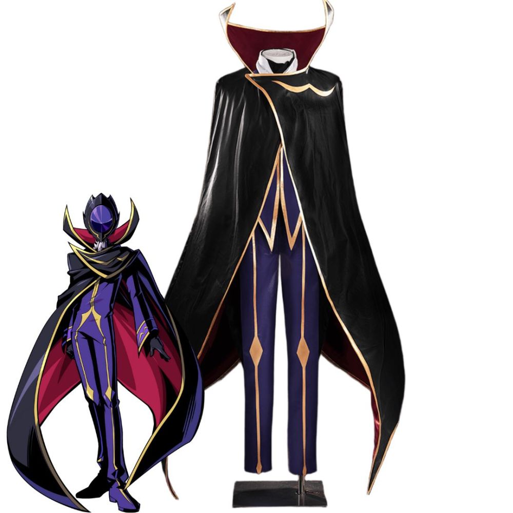 Anime Code Geass Lelouch of the Rebellion Lelouch Lamperouge Lelouch vi Britannia Zero Cosplay Costume Takerlama