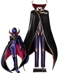Anime Code Geass Lelouch of the Rebellion Lelouch Lamperouge Lelouch vi Britannia Zero Cosplay Costume Takerlama