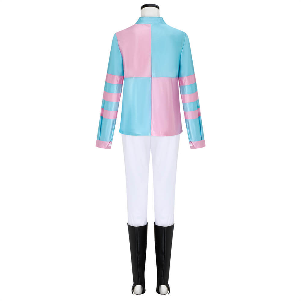 Womens Jockey Costume Horse Jockey Outfit Equestrian Halloween Costume for Women Racing Attire Takerlama