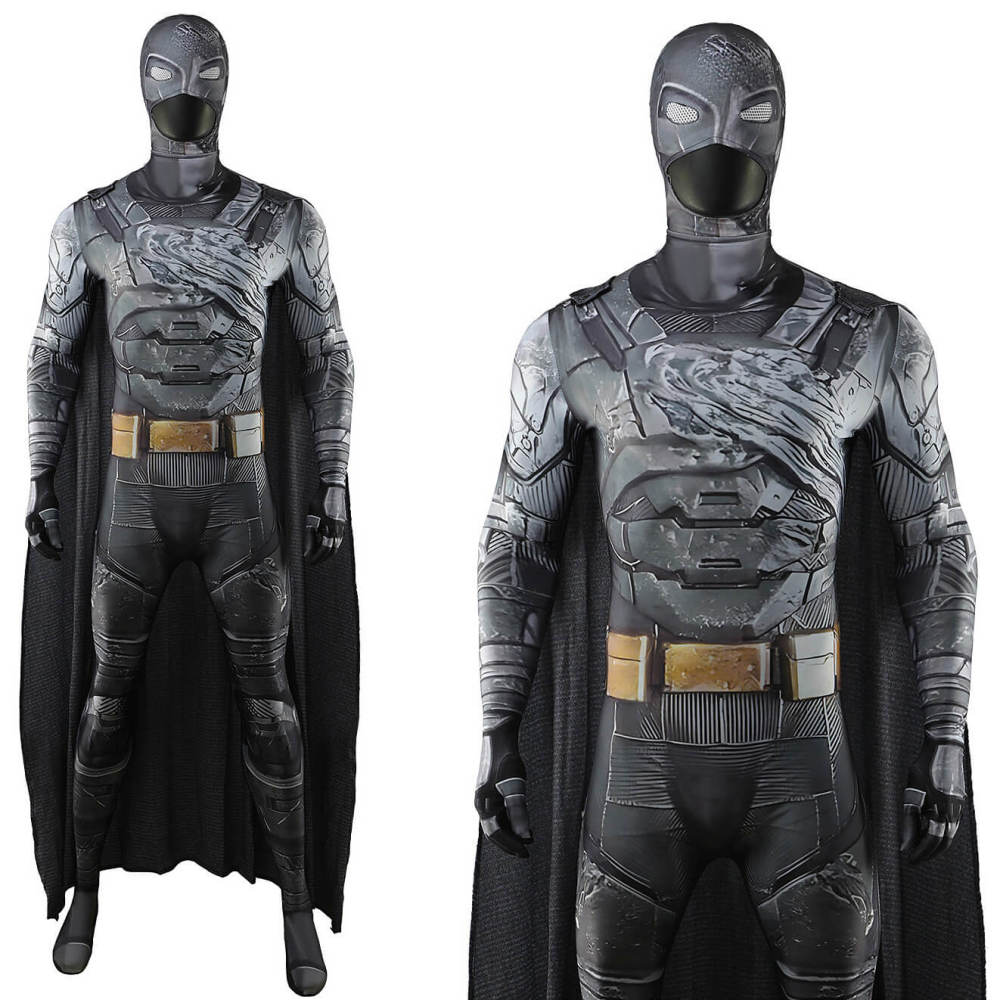 Battle Damaged Armored Batman Cosplay Costume Takerlama