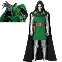 Deluxe Fantastic Four Doctor Doom Cosplay Costume Marvel Supervillain Suit Takerlama