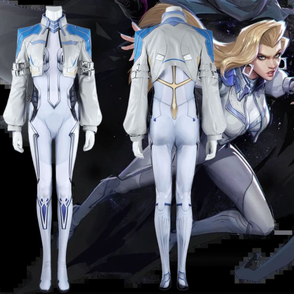 Game Rivals Dagger Cosplay Costume Marvel Superhero Halloween Coat Jumpsuit Takerlama