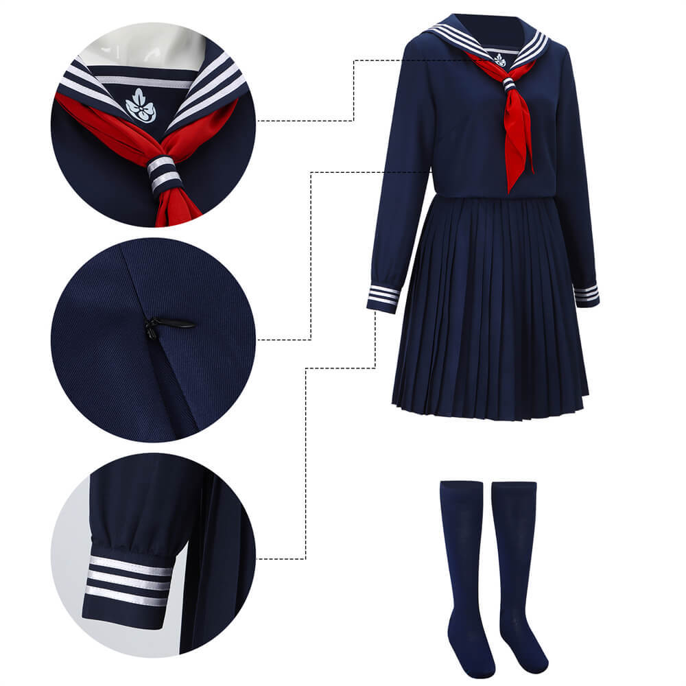 Silent Hill f Hinako Shimizu Cosplay Costume Women's School Uniform Takerlama
