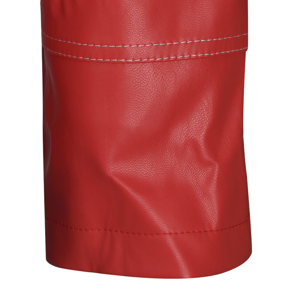 Fight Club Tyler Durden Cosplay Costumes Brad Pitt Biker Leather Jacket Takerlama