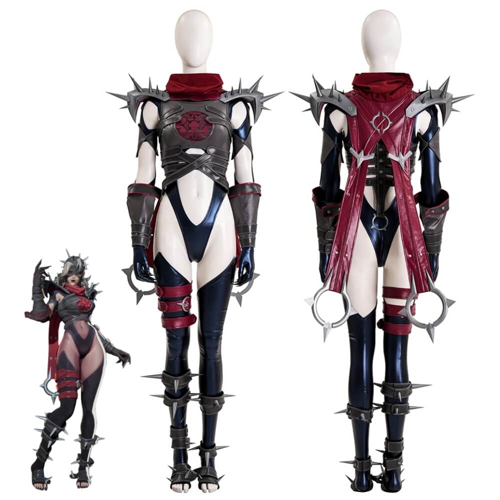 Marvel Rivals Invisible Woman Malice Skin Cosplay Costume Sue Storm Jumpsuit Takerlama