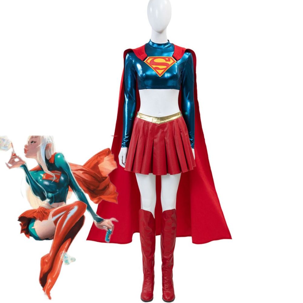 DC Comic Supergirl 2025 Kara Danvers Cosplay Costume New Takerlama