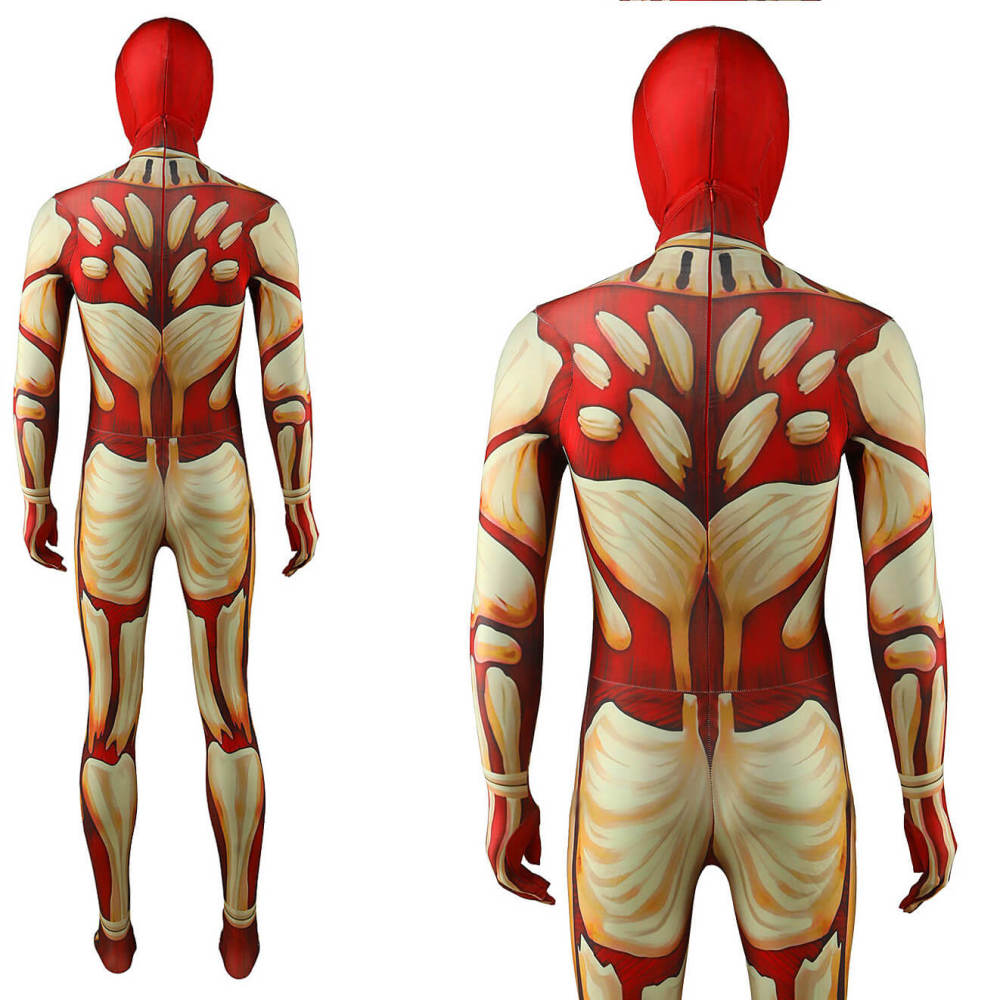 The Armored Titan Cosplay Costume Jumpsuit Mask Takerlama