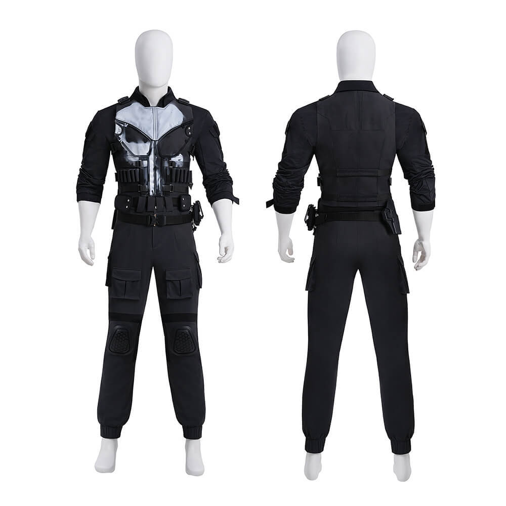Daredevil: Born Again The Punisher Cosplay Costume Frank Castle Halloween Uniform Top Level Takerlama