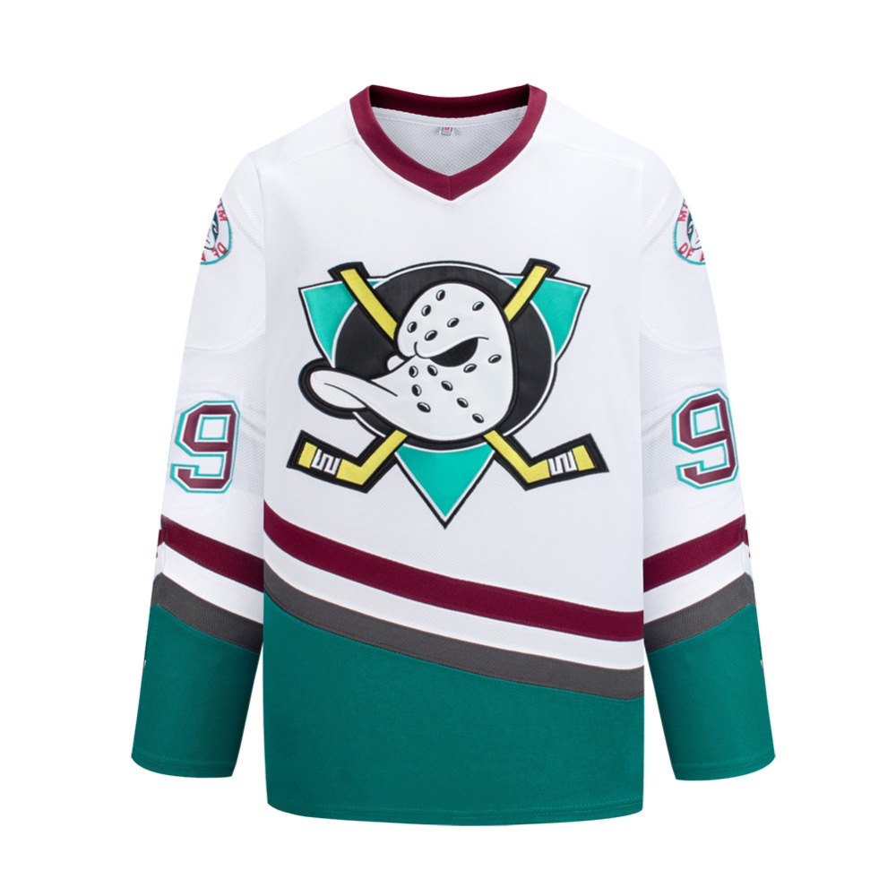 Mighty Ducks Jersey Movie Ice Hockey Jersey Charlie Conway 90S Hip-Hop Party Outfits