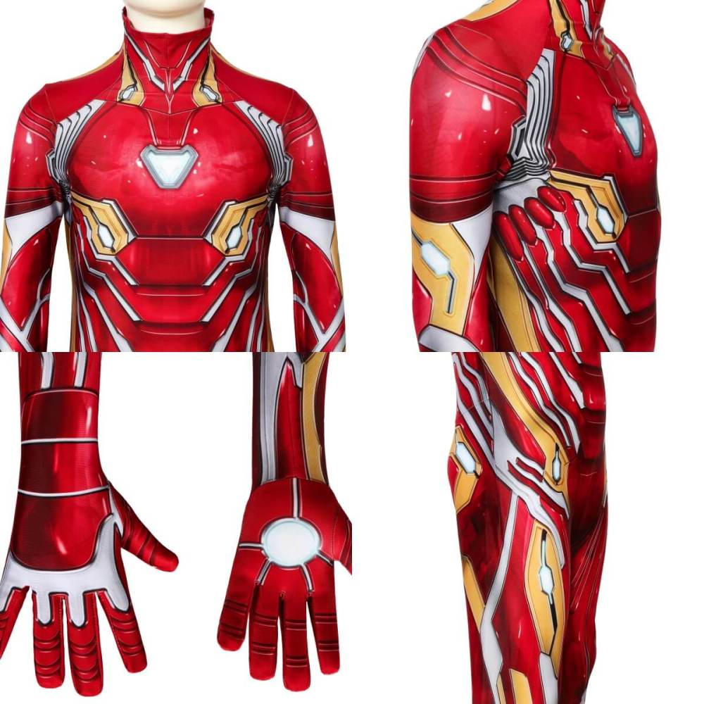 Children Avengers Iron Man Tony Stark Nanotech Cosplay Costume With Mask Takerlama