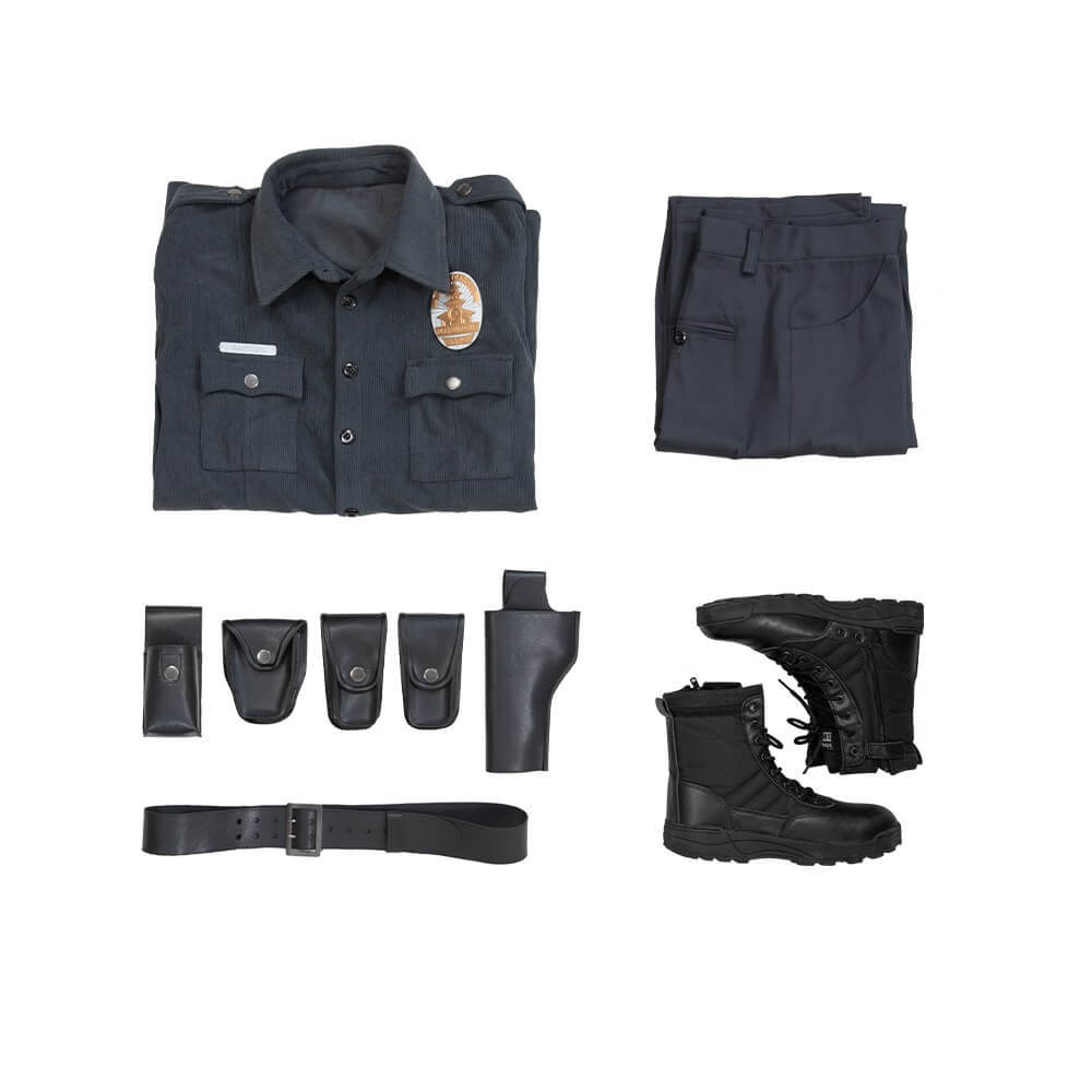 Game MK1 T-1000 Cosplay Costume Halloween Outfits Top Level Takerlama