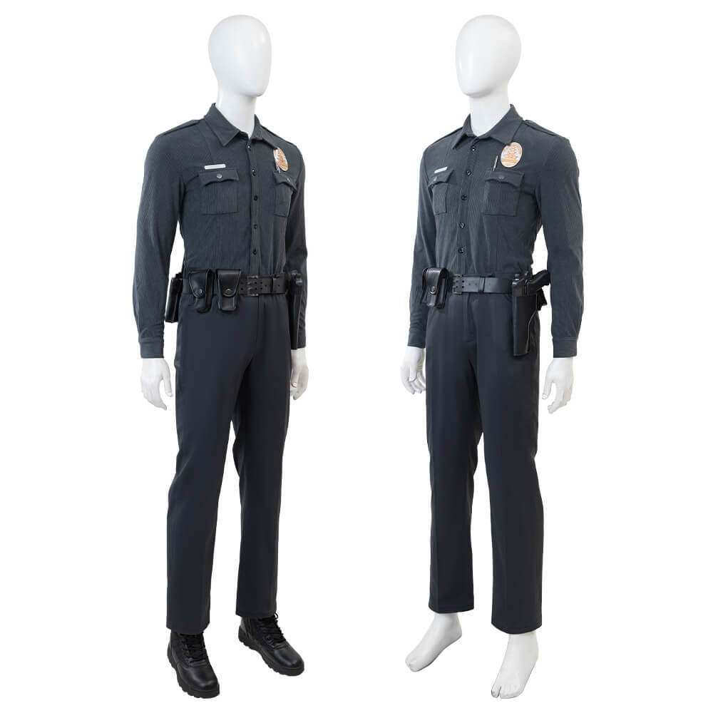 Game MK1 T-1000 Cosplay Costume Halloween Outfits Top Level Takerlama