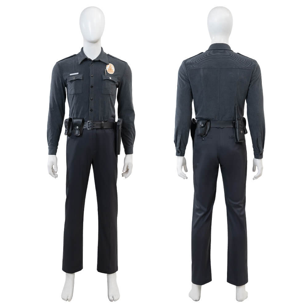 Game MK1 T-1000 Cosplay Costume Halloween Outfits Top Level Takerlama
