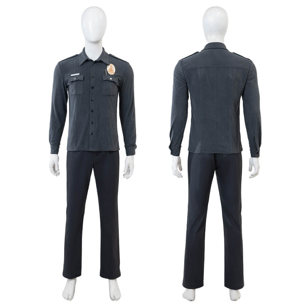 Game MK1 T-1000 Cosplay Costume Halloween Outfits Top Level Takerlama