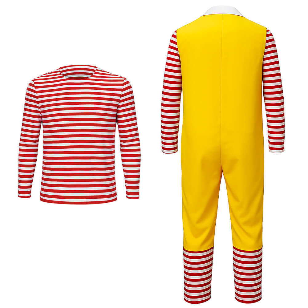 Ronald Clown M Uncle Cosplay Costume Wig Halloween Carnival Outfits For Men Takerlama