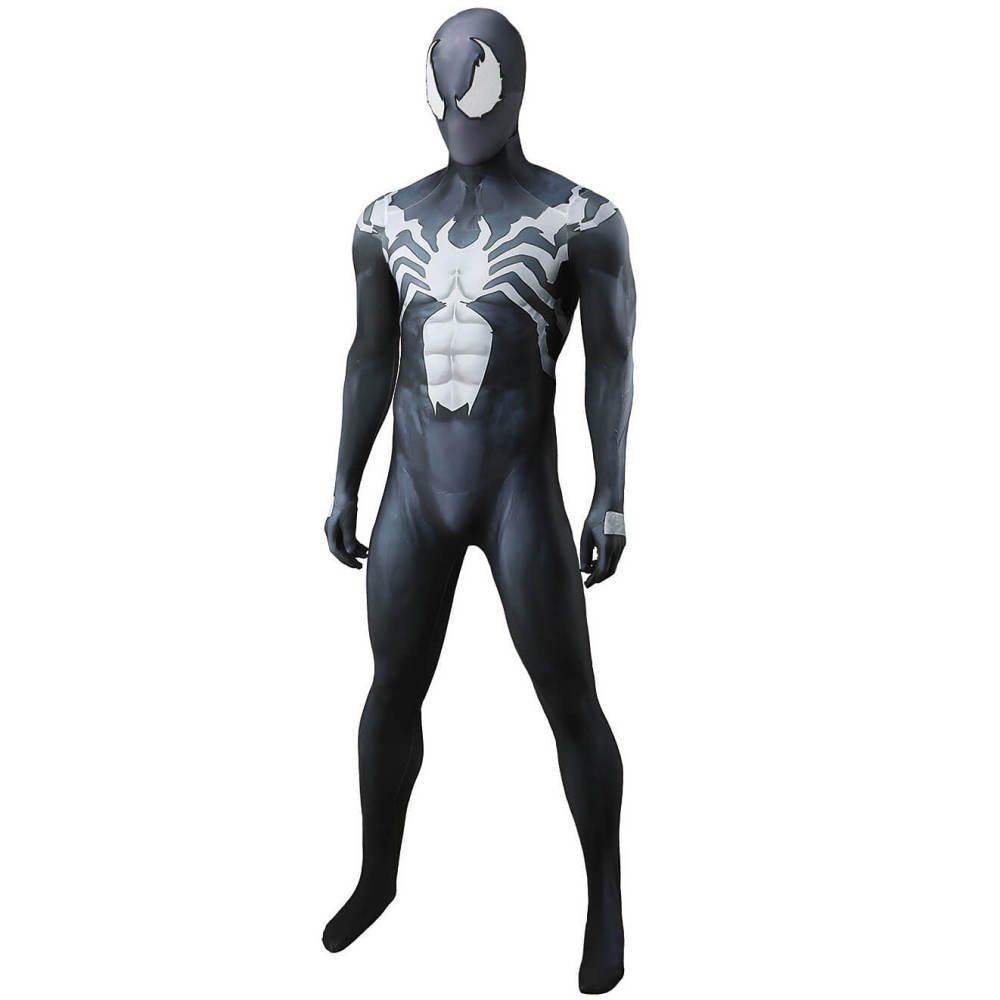 Marvel Rivals Venom Cosplay Costume Halloween Jumpsuit With Mask 2 Styles Takerlama