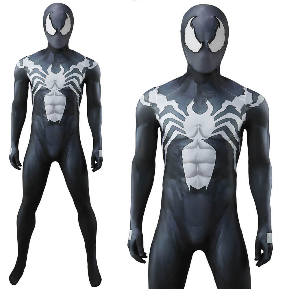 Marvel Rivals Venom Cosplay Costume Halloween Jumpsuit With Mask 2 Styles Takerlama