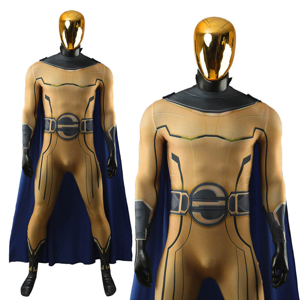Thunderbolts Sentry Robert Reynolds Cosplay Costume 3D Print Jumpsuit Cape Takerlama