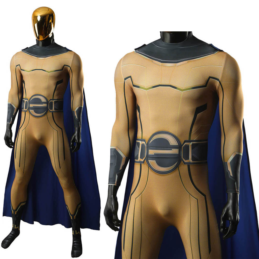 Thunderbolts Sentry Robert Reynolds Cosplay Costume 3D Print Jumpsuit Cape Takerlama