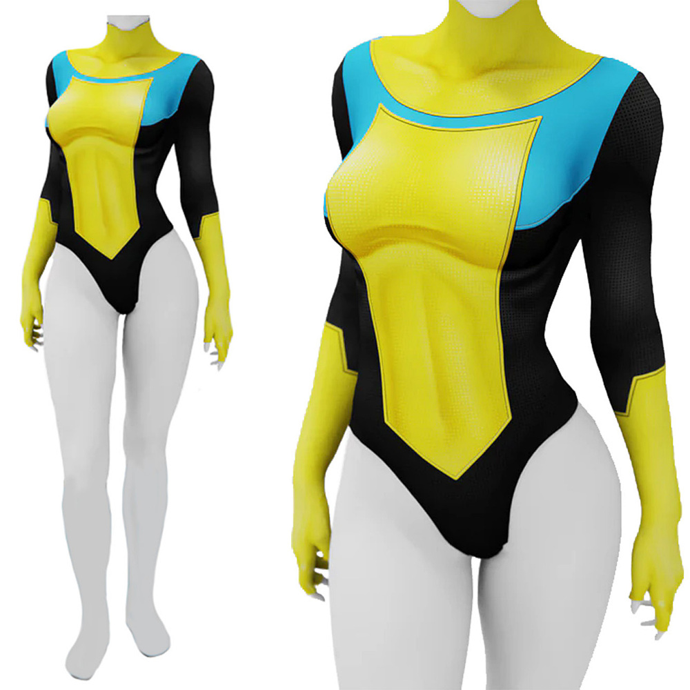 Invincible Mark Grayson Swimwear Women's Summer Superhero Cosplay Monokini Takerlama