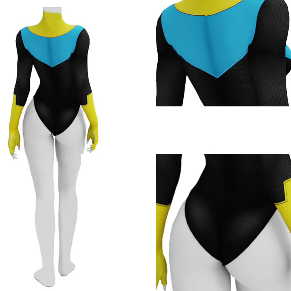 Invincible Mark Grayson Swimwear Women's Summer Superhero Cosplay Monokini Takerlama
