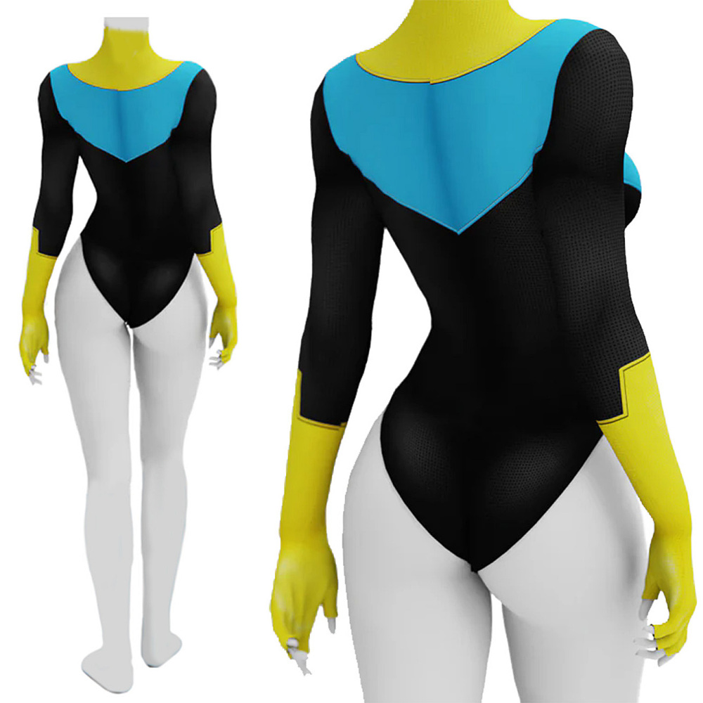 Invincible Mark Grayson Swimwear Women's Summer Superhero Cosplay Monokini Takerlama