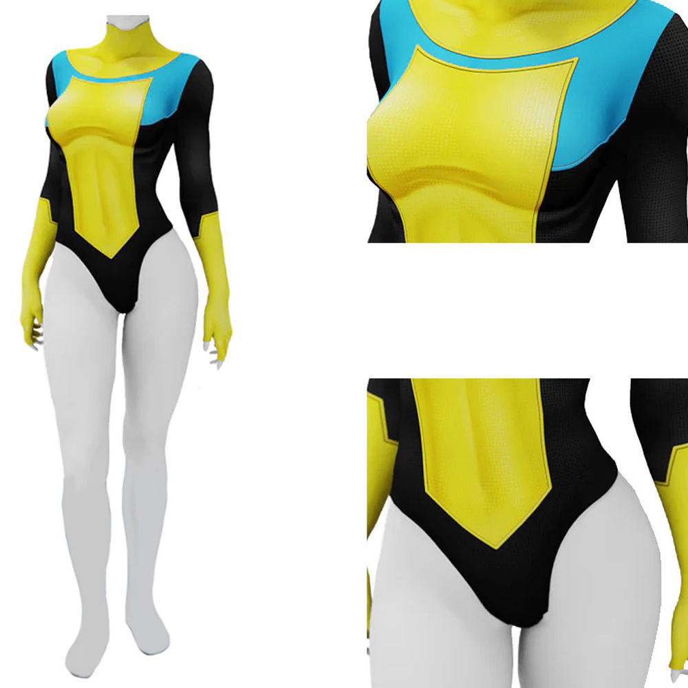 Invincible Mark Grayson Swimwear Women's Summer Superhero Cosplay Monokini Takerlama