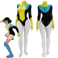 Invincible Terra Grayson Cosplay Costume Women's Summer Superhero Swimwear Monokini Takerlama