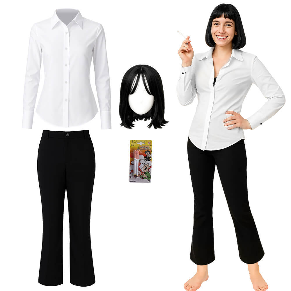 Pulp Fiction Mia Wallace Cosplay Costume Takerlama