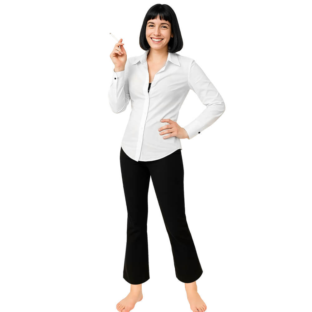 Pulp Fiction Mia Wallace Cosplay Costume Takerlama