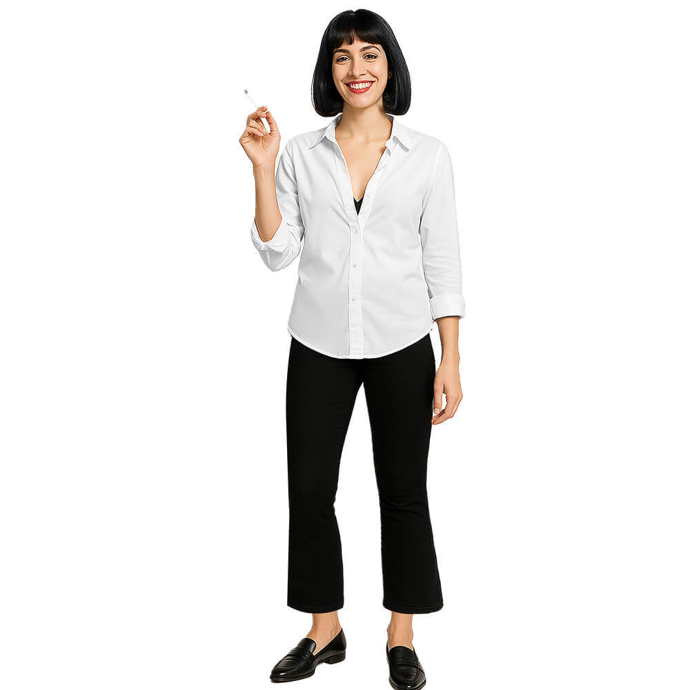 Pulp Fiction Mia Wallace Cosplay Costume Takerlama