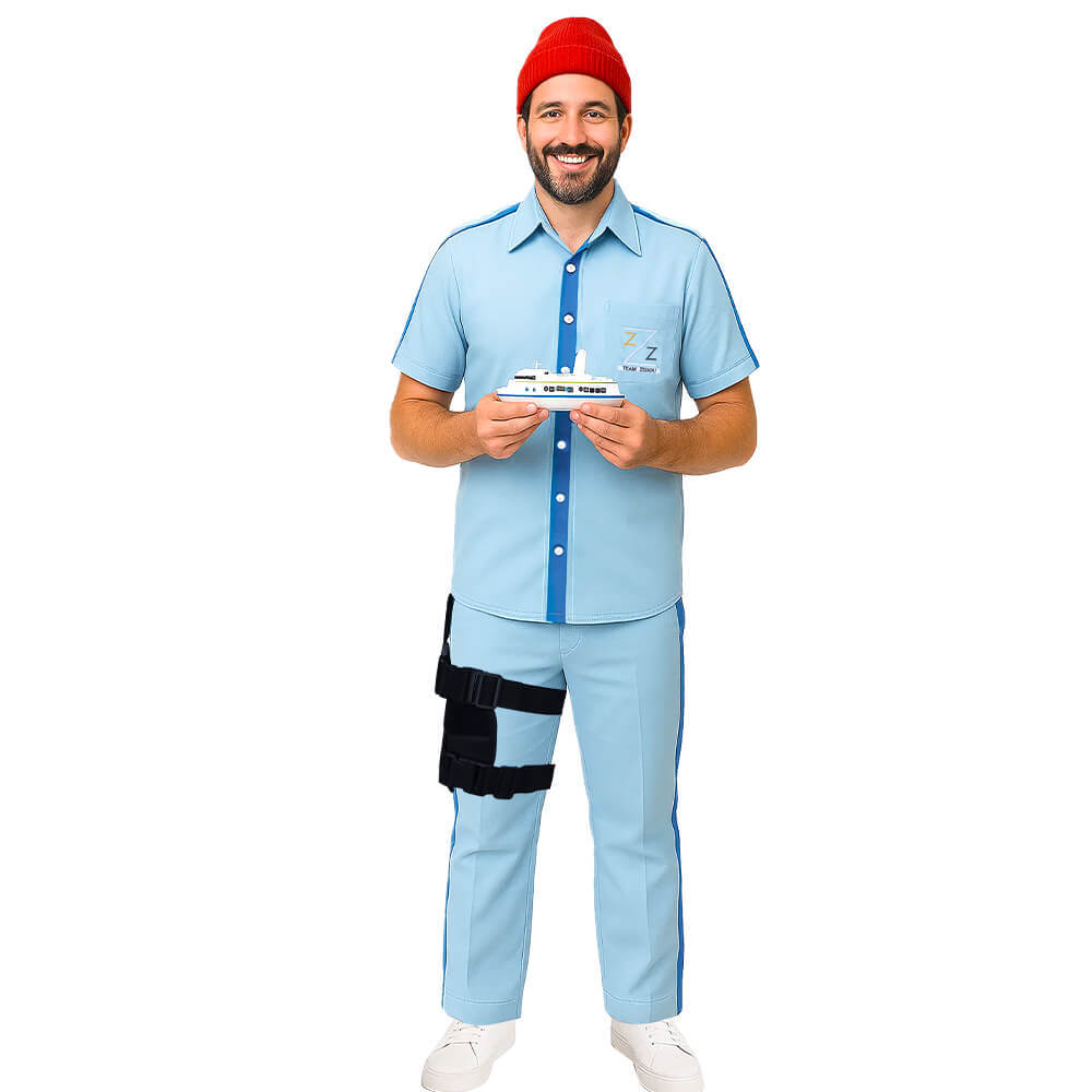 The Life Aquatic with Steve Zissou Crew Uniform Cosplay Costume Takerlama