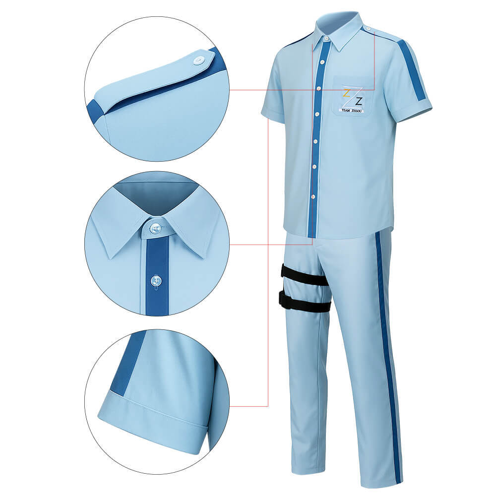 The Life Aquatic with Steve Zissou Crew Uniform Cosplay Costume Takerlama