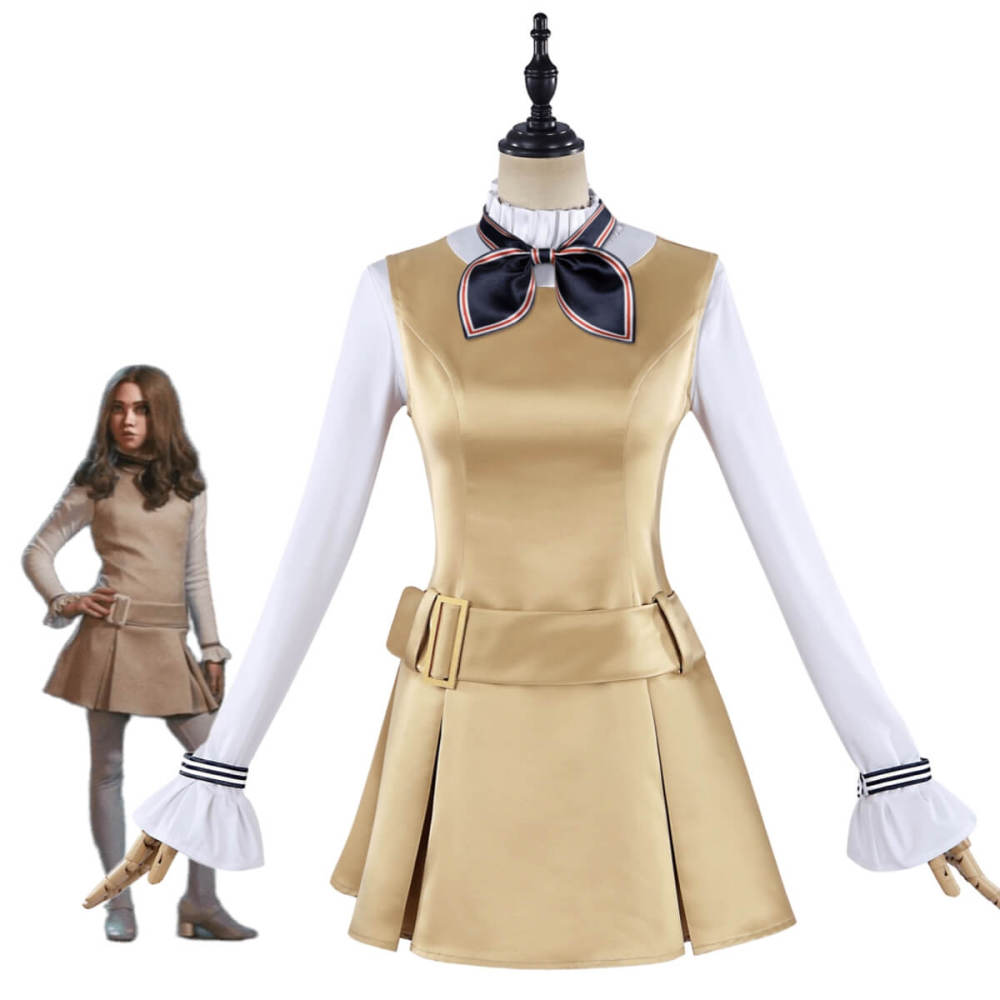 M3GAN 2.0 Cosplay Costume Megan AI Doll Fancy Dress Adults Kids Takerlama