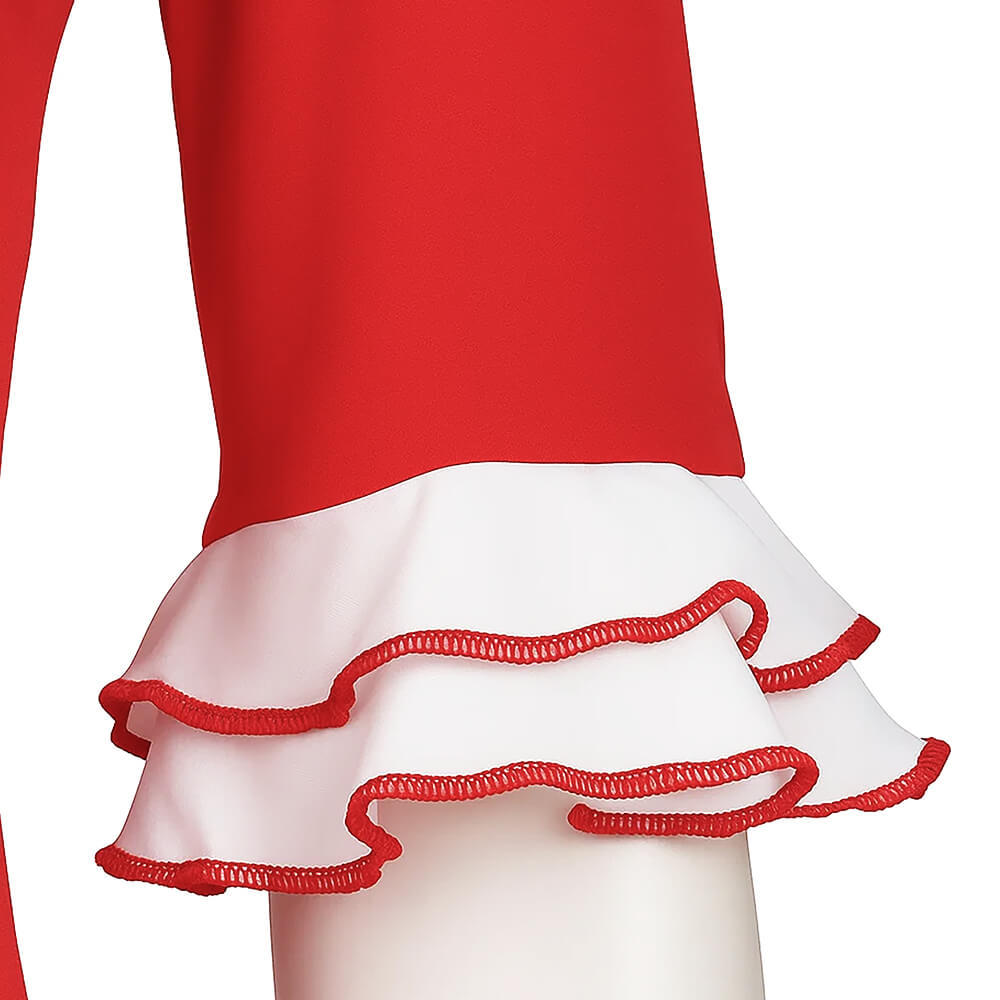 Saturday Night Live Sally O'Malley Im 50 Cosplay Costume Kick Lady Red Suit Takerlama