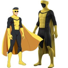 Invincible Sinister Mark Graysons Yellow Cosplay Costume Yellow Combat Suit Takerlama