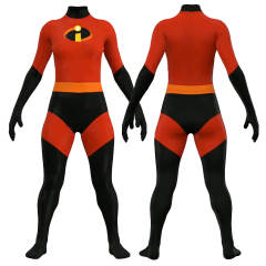 The Incredibles Mrs. Incredible Costume for Women Kids Helen Parr Bodysuit Takerlama