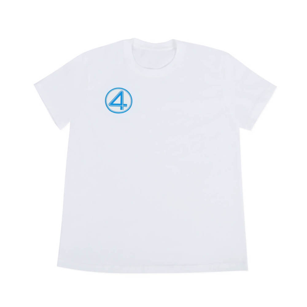 Fantastic Four First Steps Human Torch White T-Shirt Johnny Storm Cosplay Costume Takerlama