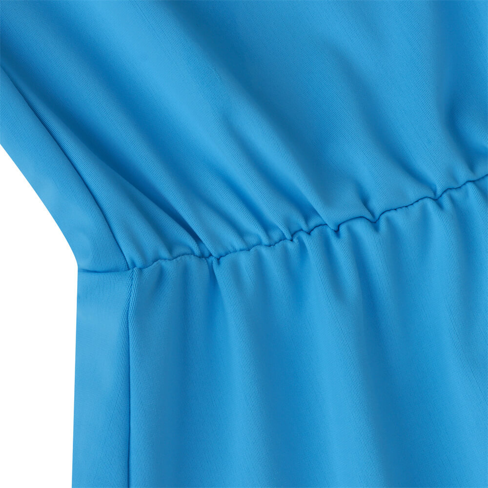 The Flintstones Betty Rubble Cosplay Costume Blue Dress Takerlama