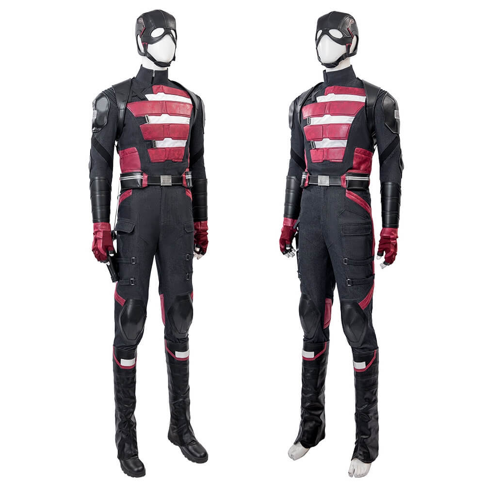 Thunderbolts U.S. Agent Cosplay Costume John Walker Outfits Helmet Takerlama
