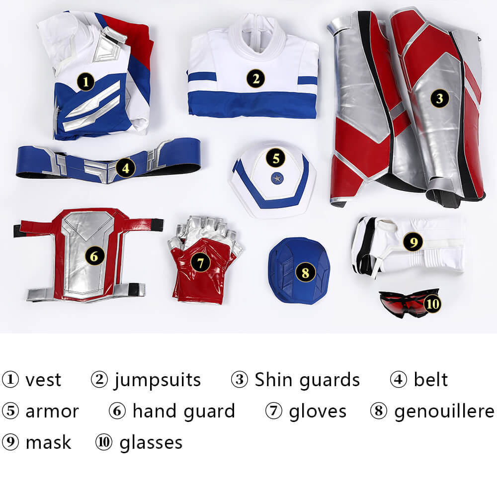New Captain America Cosplay Costume The Falcon and the Winter Soldier Sam Wilson Outfit In Stock